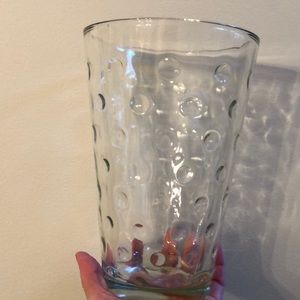 Vintage dots vase. Antique collectible. Farmhouse